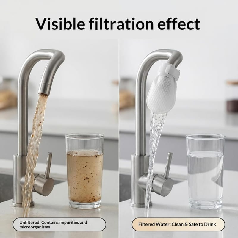 Flexible Faucet Sprayer – 360° Water-Saving Kitchen Attachment